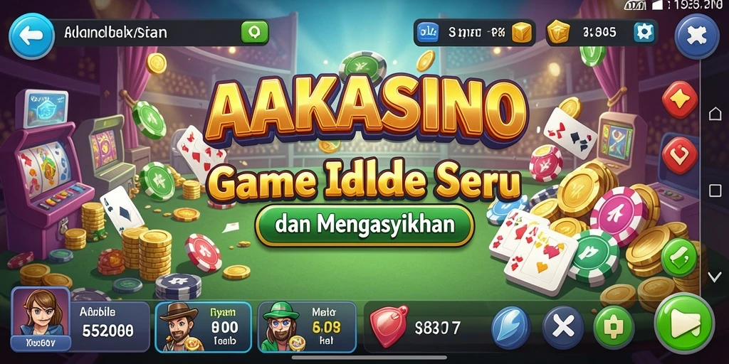Tampilan gameplay AAKASINO yang menarik dan interaktif.