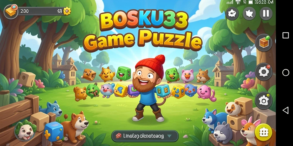 Tampilan gameplay Puzzle yang menantang dan menarik.
