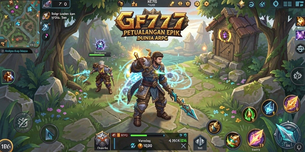 Tangkapan layar gameplay ARPG yang mendebarkan di GF777.