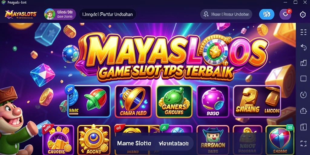 Tampilan gameplay menarik dari slot MAYASLOTS di layar smartphone.