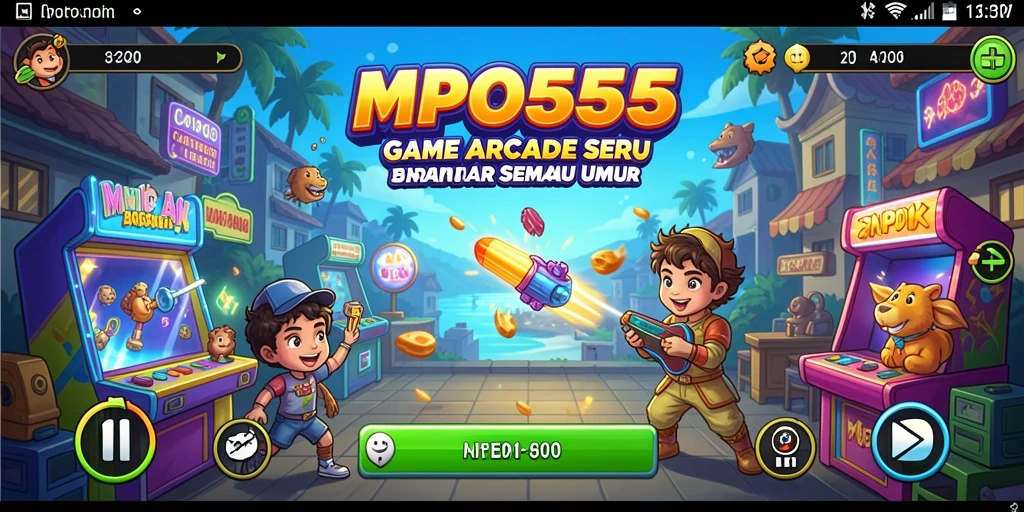 Tampilan gameplay seru dari MPO555 yang menampilkan kecepatan dan aksi Arcade.