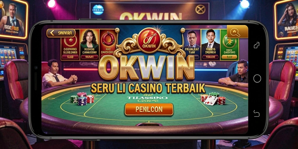 Tampilan gameplay Live Casino yang mendebarkan dan interaktif di OKWIN.