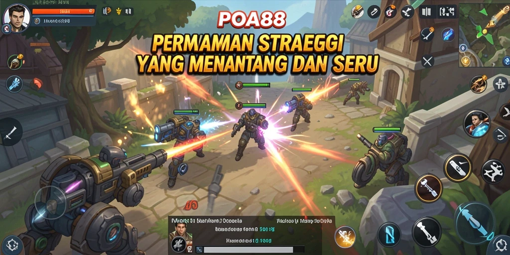 Tampilan gameplay seru di POA88 dengan strategi mendalam.