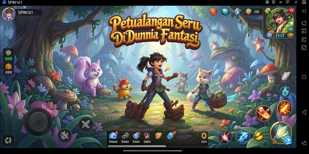Tampilan gameplay SPIN101 dengan petualangan yang mendebarkan.
